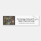 Hot Springs National Park, AR Upper Dogwood Loop Bumpersticker (Voorkant)