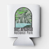 Hot Springs National Park Arkansas  Blikjeskoeler (Achterkant)