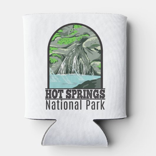 Hot Springs National Park Arkansas  Blikjeskoeler (Achterkant)