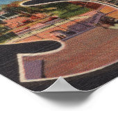 Hot Springs National Park, Arkansas (Blue) Poster (Hoek)