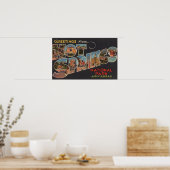 Hot Springs National Park, Arkansas (Blue) Poster (Keuken)