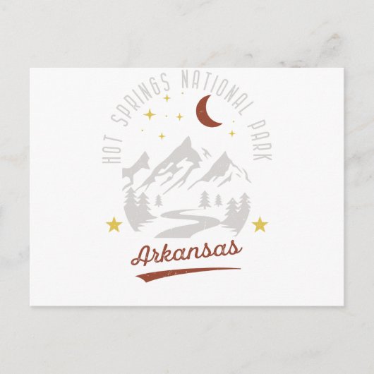 Hot Springs National Park Arkansas Briefkaart (Voorkant)