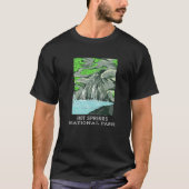 Hot Springs National Park Arkansas Camping Hiking T-shirt (Voorkant)