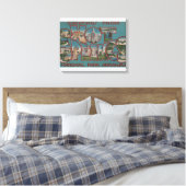 Hot Springs National Park, Arkansas Canvas Afdruk (Insitu (Slaapkamer))