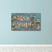 Hot Springs National Park, Arkansas Canvas Afdruk (Insitu (Houten vloer))