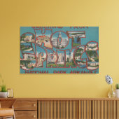Hot Springs National Park, Arkansas Canvas Afdruk (Insitu (Woonkamer))