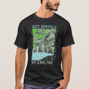Hot Springs National Park Arkansas, onderdruk T-shirt
