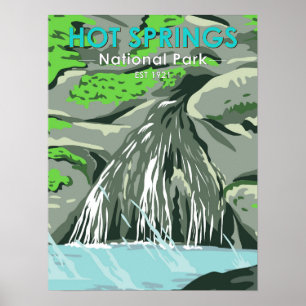 Hot Springs National Park Arkansas  Poster