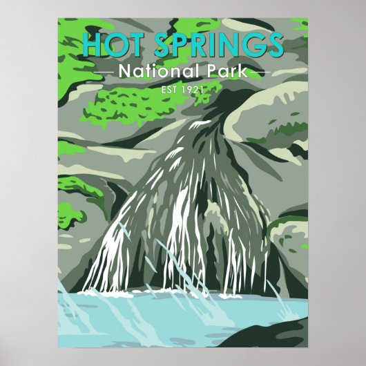 Hot Springs National Park Arkansas  Poster (Voorkant)