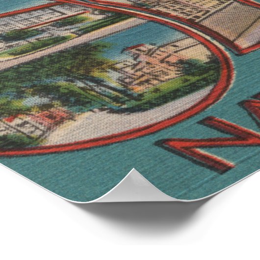 Hot Springs National Park, Arkansas Poster (Hoek)