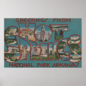 Hot Springs National Park, Arkansas Poster (Voorkant)
