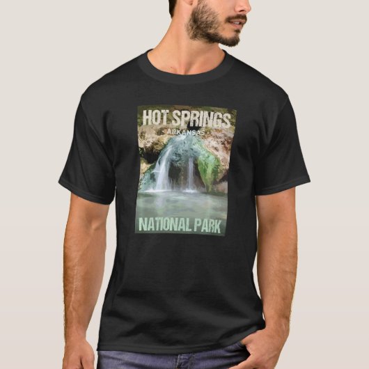 Hot Springs National Park Arkansas Poster T-shirt (Voorkant)