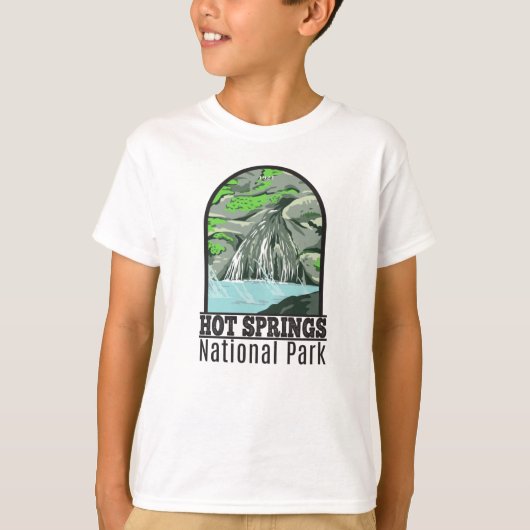 Hot Springs National Park Arkansas  T-Shirt (Voorkant)