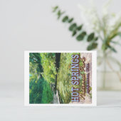 HOT SPRINGS NATIONAL PARK - ARKANSAS VERENIGDE STA BRIEFKAART (Staand voorkant)