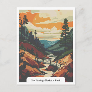 Hot Springs National Park, Arkansas, VS Briefkaart