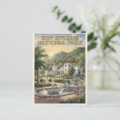 Hot Springs National Park Bathhouse Row Briefkaart (Staand voorkant)