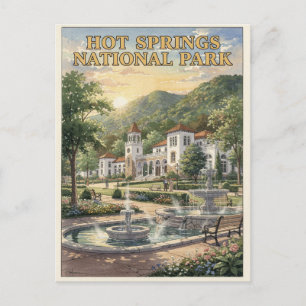Hot Springs National Park Bathhouse Row Briefkaart