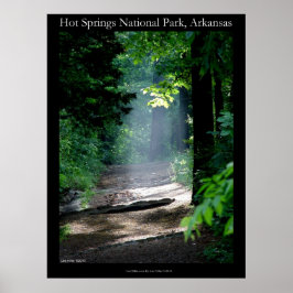 Hot Springs National Park Dead Chief Trail Poster