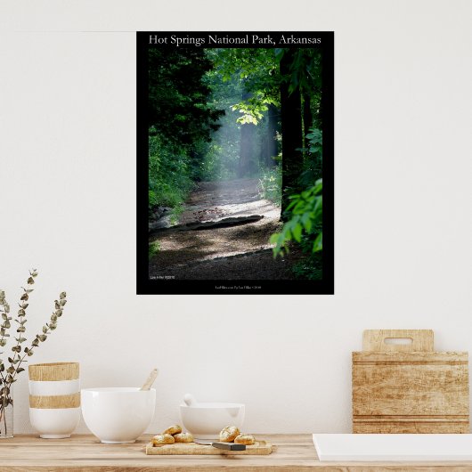 Hot Springs National Park Dead Chief Trail Poster (Keuken)
