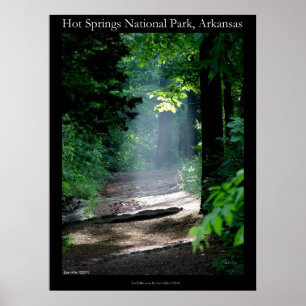 Hot Springs National Park Dead Chief Trail Poster