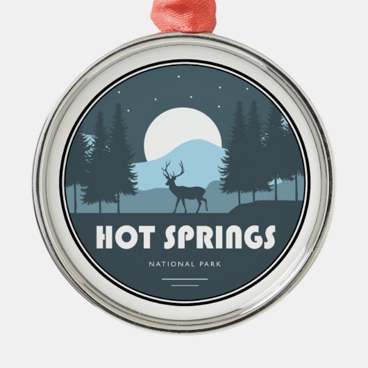 Hot Springs National Park Deer Metalen Ornament (Voorkant)