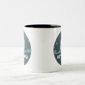 Hot Springs National Park Deer Tweekleurige Koffiemok (Center)