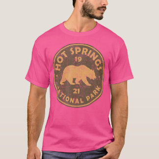 Hot Springs National Park Mannen Kinder Vintage H T-shirt