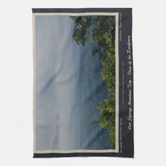 Hot Springs National Park Rainforest Centennial Ed Theedoek (Verticaal)