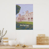 Hot Springs National Park Reisposter Poster (Keuken)