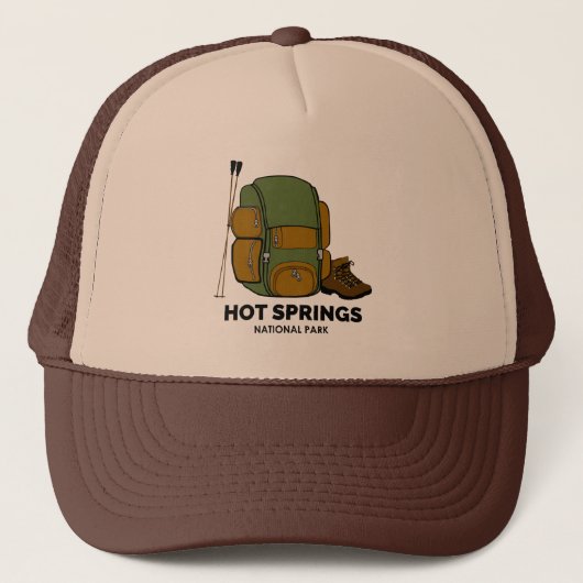 Hot Springs National Park-rugzak Trucker Pet (Voorkant)