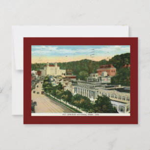 Hot Springs National Park, Vintage van de AR Briefkaart