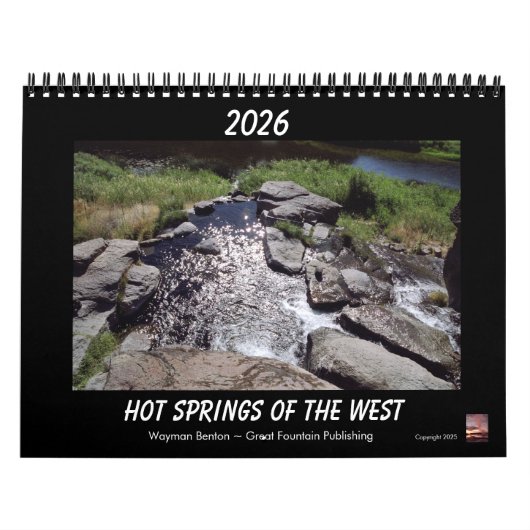 HOT SPRINGS OF THE WEST Calendar Kalender (Hoes)