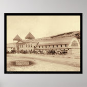 Hot Springs Plunge Bath House SD 1891 Poster (Voorkant)