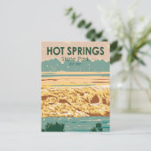 Hot Springs State Park Wyoming  Briefkaart (Staand voorkant)