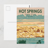 Hot Springs State Park Wyoming  Briefkaart (Voorkant / Achterkant)