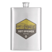 Hot Springs State Park Wyoming Flacon (Voorkant)