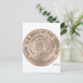 Hot-Springs US Dept of the Interior Gifts Apparel Briefkaart (Staand voorkant)
