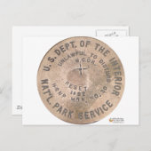 Hot-Springs US Dept of the Interior Gifts Apparel Briefkaart (Voorkant / Achterkant)