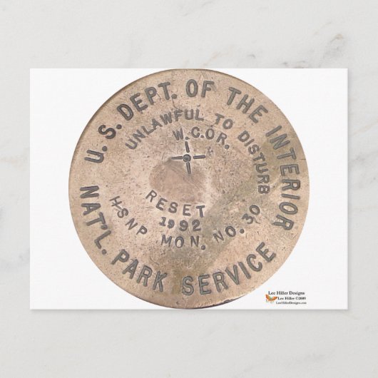 Hot-Springs US Dept of the Interior Gifts Apparel Briefkaart (Voorkant)