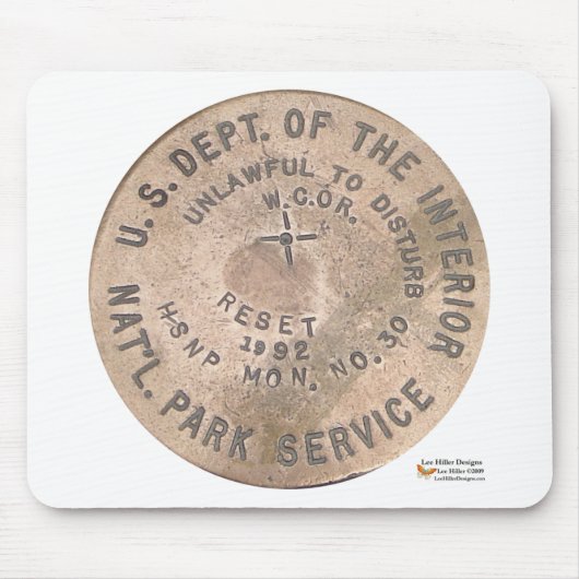 Hot-Springs US Dept of the Interior Gifts Apparel Muismat (Voorkant)