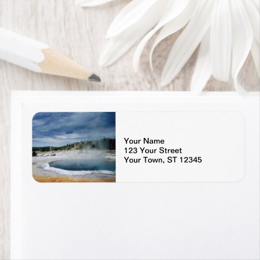 Hot Springs- Yellowstone Etiket (Insitu)