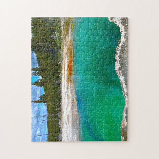 Hot Springs Yellowstone. Legpuzzel (Verticaal)