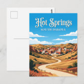 Hot Springs Zuid-Dakota Briefkaart (Voorkant / Achterkant)
