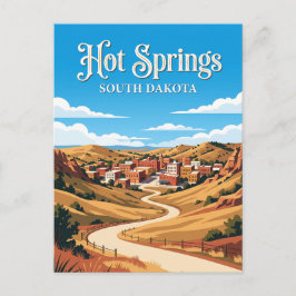 Hot Springs Zuid-Dakota Briefkaart