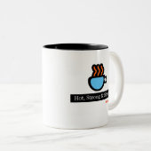 Hot, sterk en steamy - 15 oz. Mok (Voorkant rechts)