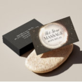 Hot Stone Body Massage Glitter Zwart Visitekaartje