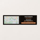 Hot Stone, massage Therapist, Parlor Loyalty Visitekaartje (Binnenkant ongevouwen)