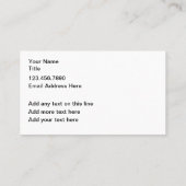 Hot Stone massagetherapie Visitekaartjes (Achterkant)