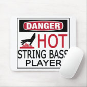 Hot String Bass Player Muismat (Met muis)