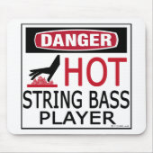 Hot String Bass Player Muismat (Voorkant)